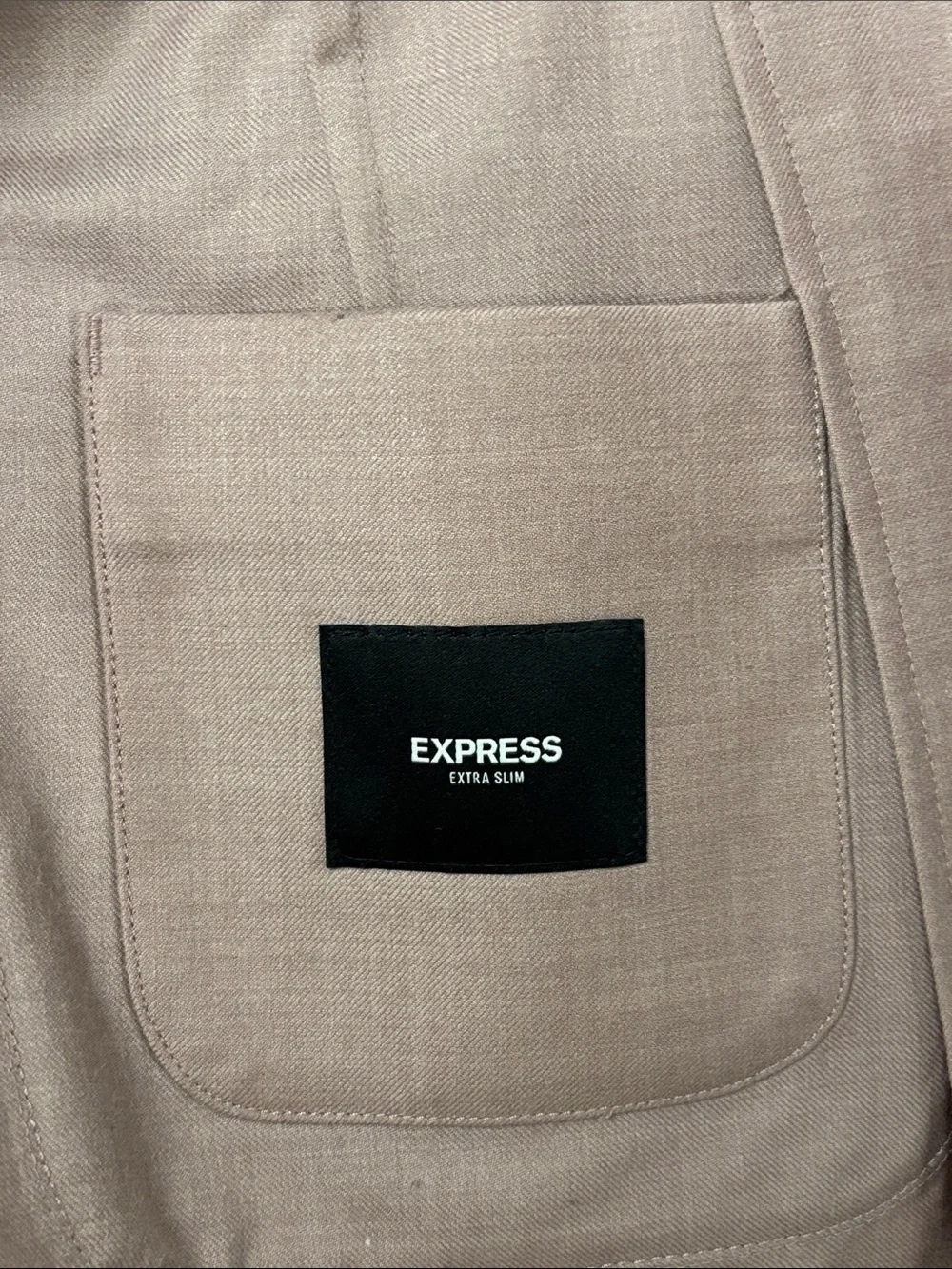 Express Men's Dusty Rose Blazer - Two-Button Sport Coat